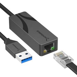 SABRENT USB 3.0 to 2.5 Gigabit Ethernet Adapter  USB-A to 2.5GbE Network Adapter, Aluminum Housing, Plug-and-Play, Backward Compatible with 10/100/1000/2500 Mbps, Bus Powered (NT-UA25)