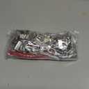 41 Sets Key Fob Hardware and Glass Running Pliers Tool, for Key Fob Hardware Install, Silver