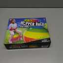 Rainbow Hopper Ball, 18 Inch, Bouncy Ball with Handle, Includes Pump, Great for for Indoor and Outdoor Play