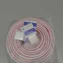 White Rubber Weather Stripping Door Seal Strip, D Shape Door Weather Seal Strip, Self-Adhesive Soundproofing Frame Insulation Tape for Doors Frame/Window Seal,Blocks Cold Drafts Noise (50 Feet)