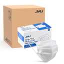 JMU 500 Pcs Disposable Face Masks for Adults, 4-Ply Protection ASTM Level 3 Medical Mask, White, 10Box