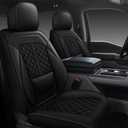NS YOLO Custom Fit Ford F150 F250 F350 F450 Black Seat Covers 2015-2026