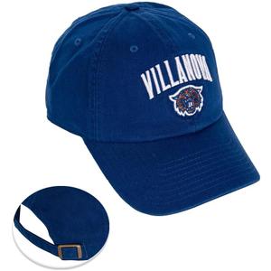 Desert Cactus Villanova University Baseball Hat VU Wildcats Brimmed Embroidered Hats Cap Adjustable Cloth Strap Adult (Style D1) Blue