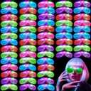 84 PCS LED Glasses, 5 Colors Light Up Glasses with 3 Light Modes, Glow in The Dark Party Supplies, Glow Glasses for Rave Party,Wedding, Birthday, Concert, New Year, Carnival