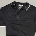 COOFANDY Mens Knit Polo Shirts Casual Short Sleeve Button Down Polo Shirt Classic Golf Shirts, Size Small