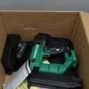 Metabo HPT 18V MultiVolt Brushless Compact Cordless Brad Nailer Kit, 18 Gauge Nailer with Power Tool 2.0Ah Lithium Ion Battery, Drives 5/8" to 2" Brad Nails, NT1850DFT