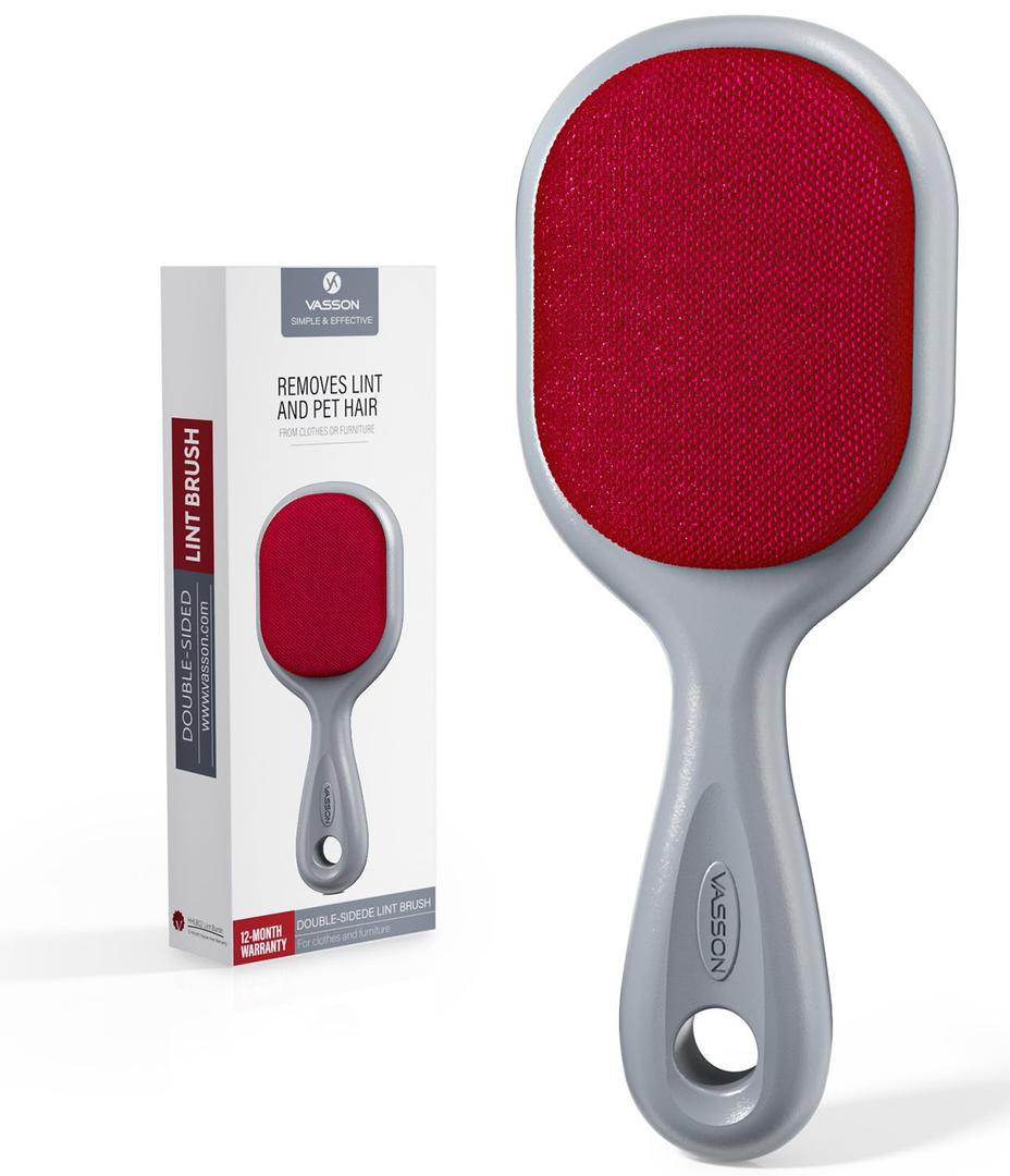 Lint Remover Brush,Magic Velvet Lint and Pet Hair Remover Effectively Removes Lint, Dust, Dandruff and Pet Hair from Clothing and Fabric