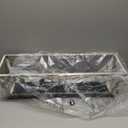 31.5" Large Flush Mount Ceiling Light Fixture, X-Shaped Metal Cage Design, Dimmable 5-Light Close to Ceiling, Farmhouse & Vintage Industrial Style, for Dining Room, Kitchen Island, Living Room (Oak White)