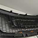Front Grille Compatible with 2013-2018 Dodge Ram 1500, 2019-2023 Ram 1500 Classic, Bumper Grill with Amber Lights (NO "RAM" LETTER)