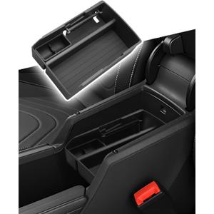 CDEFG for 2025 2026 Volkswagen Tiguan Center Console Organizer Tray - Armrest Storage Middle Insert - 2025 2026 VW Tiguan Interior Accessories with Coin Box