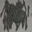 deegtran Pens Bulk, 50 Pack No Bleed Grey Barrel Black Ink Click Pens, Wholesale Retractable Ballpoint Pens, Pen Medium Point, Smooth black Ink Pen, 1.0MM