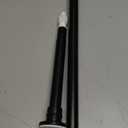 Small Tension Rod 18-32 Inches Black Shower Curtain Rod Heavy Duty Spring Short Tension Curtain Rod No Drilling Adjustable Shower Rod for Closet