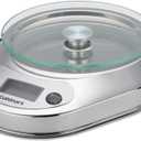 Cuisinart KML-KO3B Precision Chef Bowl Electronic Kitchen Scale, Silver, 2.5" x 7.4" x 9.25"