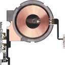 NFC Chip Power Volume Button Wireless Charging Charger Panel Coil Sticker Replacement for iPhone 12 Pro Max Fix On/Off Switch Repair Silent Control Replace Mute Key with Metal Bracket