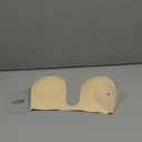 Wekofi Women's Plunge Backless Strapless Bra Push Up Adhesive Sticky Invisible Padded Underwire Bra(B,Sand)