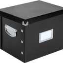 Snap-N-Store Letter-Size File Box, Black (SNS01533)