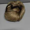 Short Pixie Cut Hair Toppers for Women with Thinning Hair - Clip-In Synthetic Topper with Bangs, 7x7 Breathable Base - Daily Wear Topper for Senior Women & Short Hairstyles (Blonde)