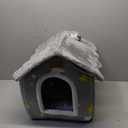 Dog House Indoor Memory Sponge, Foldable Dog House Kennel Bed Mat with Cushion for Small Medium Large Dogs Cats, Winter Warm Cat Nest Puppy Cave Sofa Pet Products (Medium)
