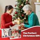 Acina Christmas Photo Frame Glitter Liquid: Clear Acrylic Floating Sparkle Water Personalized Snow Globe Picture Frame - Cute Family Couple Custom Gift (Snow) (White Snow, 5x7'')