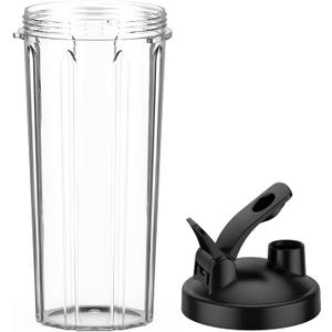 KOIOS BL319B Blender Cup with To-go Lid Replacement,22OZ Blender Cups,Compatible BL219B, BL328B, BL337B, BL309B Smoothies Blender