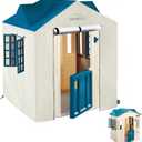 Outdoor Playhouse Cover, All Weather Protective Cover for Little Tikes Cape Cottage Playhouse, Full-Fitting, with Door and Window, 43" W x 35" D x 48" H, (Cover Only, Blue)