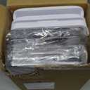 Delamu 2-Tier Multi-Purpose Bathroom Under Sink Organizers and Storage, Stackable Kitchen Pantry Organization, Pull Out Medicine Cabinet Organizer with Movable Dividers, White, 2 Pack