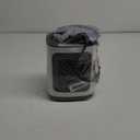 Kismile Portable Electric Space Heater, Small Ceramic Heater Fan with Thermostat, Tip-Over and Overheat Protection,Fast Heating for Home/Office,1500W(White)