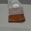 Faux Leather Lumbar Decorative Throw Pillow Cover 12x20 Cognac Brown Modern Farmhouse Boho Small Accent Rustic Home Decor Rectangle Cushion Cases for Couch Bed Sofa Living Room