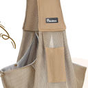 Pawaboo Small Dog Sling Carrier, Reversible Hands Free Dog Sling Carriers for Small Dogs and Cats, Puppy Slings Carrier with Adjustable Strap Buckle & Safety Harness, Puppy Essentials,
