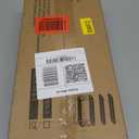 QEEIG Bathroom Shelves Over Toilet - Floating Shelf for Wall Toilet Paper Storage Farmhouse 16 inch Set of 3, Black (029-40B3)