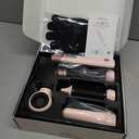Atopskins 5 in 1 Hair Dryer Brush Set, Detachable Hot Air Styler, Blow Dryer Brush, 3 Heat Settings Auto Curling Wrap Styler, Ionic Hair Styling Tools - Straighten Curl Dry Volumize Smooth (Pink)