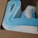 EGO 4 Inch Twin XL Mattress Topper Gel Memory Foam for Pressure Relief