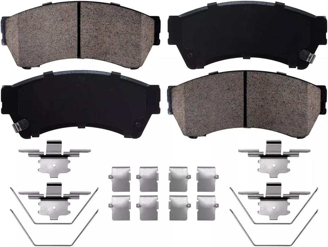 D1192 Front Brake Pads Fit For MAZDA 6 2006-2007 i/s,MAZDA 6 2008-2013 All Models Ceramic Brake Pads 2006 2007 2008 2009 2010 2011 2012 2013 Replacement