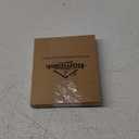 HOMOTEK 4 Pack Heavy Duty Solid Rigid Door Stops Bumper Sound Dampening Door Stoppers with Soft Rubber Tip, Zinc Die Cast DoorStops Wall Protector 2.8" DoorStoppers, Black