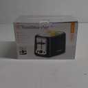 Toastmaster 2-Slice Cool Touch Toaster, black with stainless accent