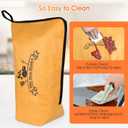 BBQ Blanket for Resting Meat, 2 Pcs(21in & 15in) Reusable Meat Resting Blanket for Grilling Accessories, 5-Layer Insulated Meat Resting Bag with Handle Design for Large Brisket/Pork Shoulders/Turkeys (Brown)