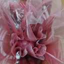 Giant Flowers for Decoration with Stand,Floor Standing Oversized Large Organza Flowers Decor,Giant Artificial Flowers for Wedding Decorations,Shop Window Display,Banquet,Garden Party(Pink)