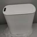 Cesun Automatic Motion Sensor Bathroom garbage Can with Lid, 2.6 Gallon Touchless garbage Bin, Smart Plastic Slim Garbage Can Small White Wastebasket for Toilet, Office, rv, Bedroom, Living Room