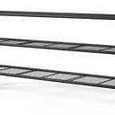 Kitsure Shoe Rack - Stainless Steel Shoe Organizer, Sturdy Shoe Rack for Closet and Front Door Entrance, Free Standing Shoe Shelf, Closet Organizers and Storage, 37.3" Wide - 3 Tier, Black