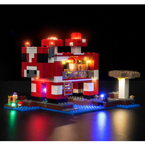 Light kit Compatible with Lego The Mooshroom House - No Model Only Light, LED Lighting Accessories Compatible with Lego Moo Mushroom House 21270 