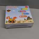 Inertia Toy Early Educational Toddler Baby Toy Friction Powered Cars Push and Go Cars Tractor Bulldozer Dumper Cement Mixer Engineering Vehicles Toys for Children Boys Girls Kids Gift 4PCS