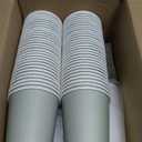 60 Pack Sage Green Coffee Cups with Lids Sleeves, 12oz Insulated To Go Paper Cups Sage Green Party Cups Disposable Easter Paper Cups, Drinking Cups for Wedding Birthday Baby Shower Party Supplies