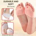 Bunion Corrector for Women Nighttime, Silicone Toe Separators, Breathable and Soft, Prevent Friction, Relieve Pressure Manicure(4 sets) (B)