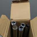 Antique Bronze Curtain Rods for Windows 48 to 84 Inches Adjustable Length Heavy Duty 1" Diameter Window Curtain Rod with Solid Metal Finials for Outdoor Farmhouse Bedroom Kitchen Living Room