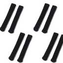 Kmise Soft Knitting Cotton Glasses Ear Cushion, 4 Pairs Eyeglasses Temple Tips Sleeve, Non-Slip Comfortable Elastic For Spectacle Sunglasses Reading Glasses Eyewear,Glasse Grips, anti slip