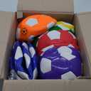 Libima 12 Pcs Soccer Balls with Pump Official Size 5 Soccer Ball Bulk for Child Adult School Sport Training Practice Christmas Operation (Colorful)