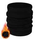 Warmer,Balaclava Face Mask & Soft Fleece neck gaiter Winter Face Cover for Men & Women Outdoor Activities (1, Black)