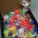 36 Pack Light Up Rings Glow in The Dark Party Supplies, Light up Party Favors, Goodie Bag Stuffers, Birthday Christmas Party Favors Classroom Prizes Cute Animal Treasure Box for Kids