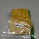 Yellow Puppy Raincoat, Waterproof Dog Jacket with Hood & Leash Hole, Reflective Strap - XS