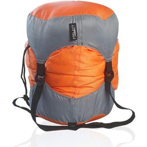 Frelaxy Compression Sack, Ultralight Sleeping Bag Stuff Sack, 40% More Storage! 11L/18L/30L/45L/52L, Compression Stuff Sack - Space Saving Gear for Camping, Hiking, Backpacking (Large, Orange)